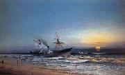 unknow artist tHE Blockade Runner Ashore china oil painting artist